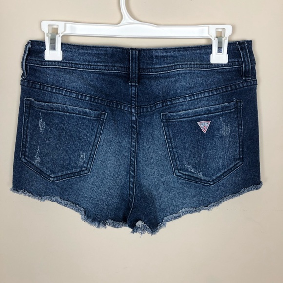 Guess High Waist Button Fly Cutoff Shorts - Picture 4 of 6